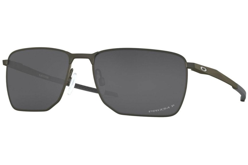 Slnečné okuliare Oakley Ejector OO4142 414203 Polarized Squared Sivé