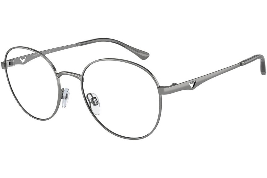 Okuliare Emporio Armani EA1144 3010 Okrúhle Strieborné