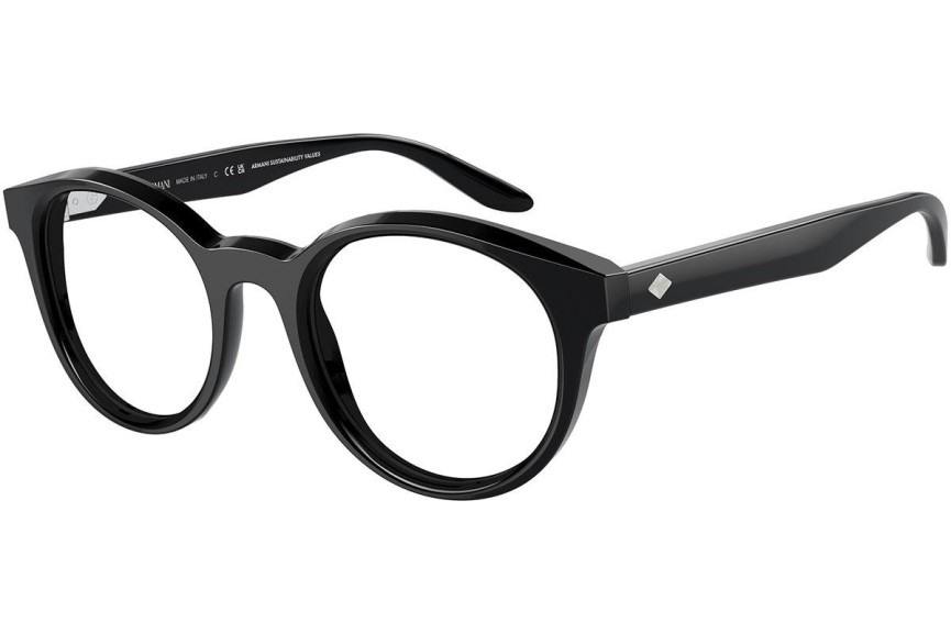 Okuliare Giorgio Armani AR7239 5875 Okrúhle Čierne