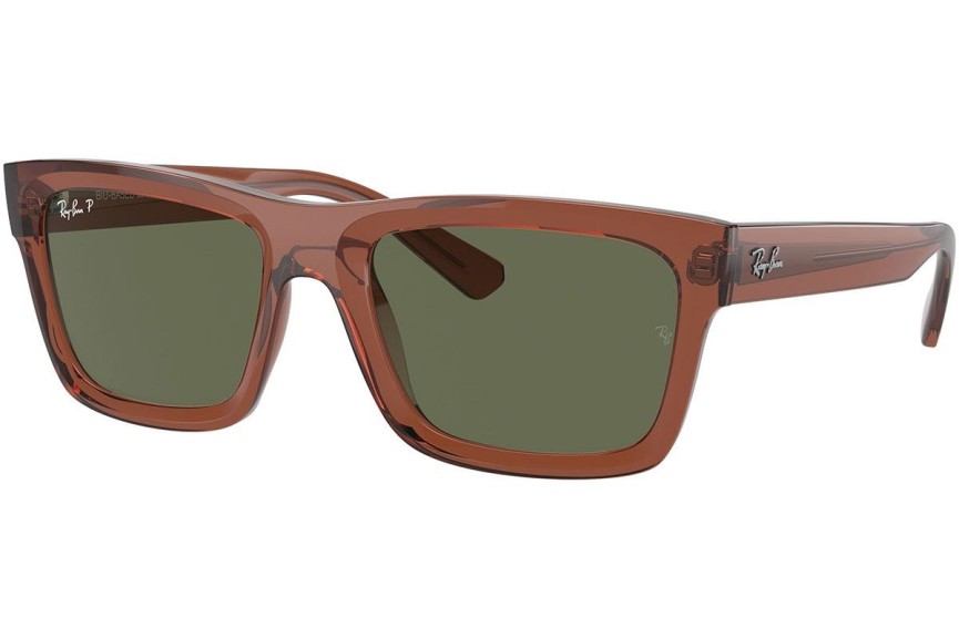 Slnečné okuliare Ray-Ban Warren RB4396 66789A Obdĺžníkové Hnedé