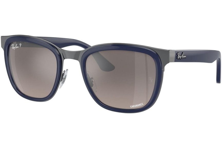 Slnečné okuliare Ray-Ban Clyde RB3709 004/5J Polarized Squared Sivé