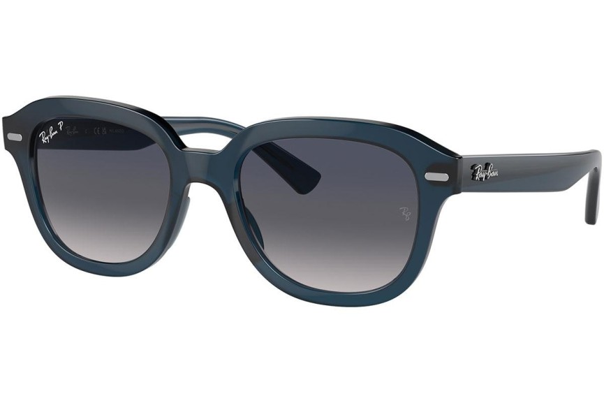 Slnečné okuliare Ray-Ban Erik RB4398 667678 Polarized Squared Modré