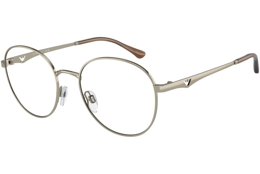 Okuliare Emporio Armani EA1144 3013 Okrúhle Zlaté