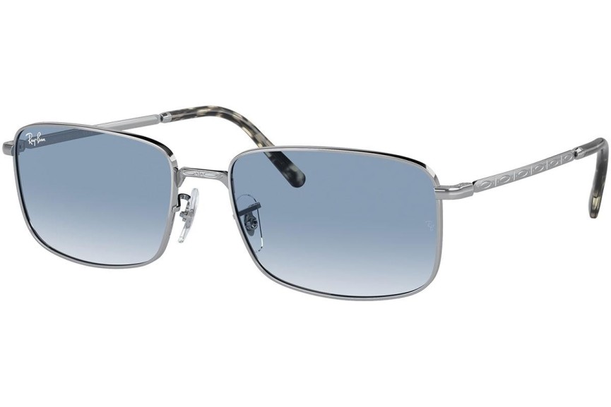 Slnečné okuliare Ray-Ban RB3717 003/3F Obdĺžníkové Strieborné