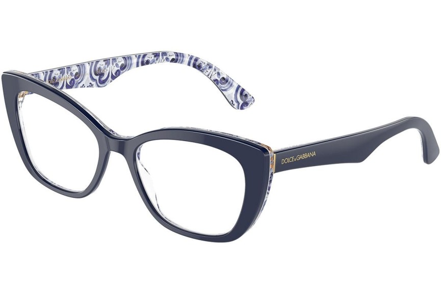 Okuliare Dolce & Gabbana DG3360 3414 Cat Eye Modré