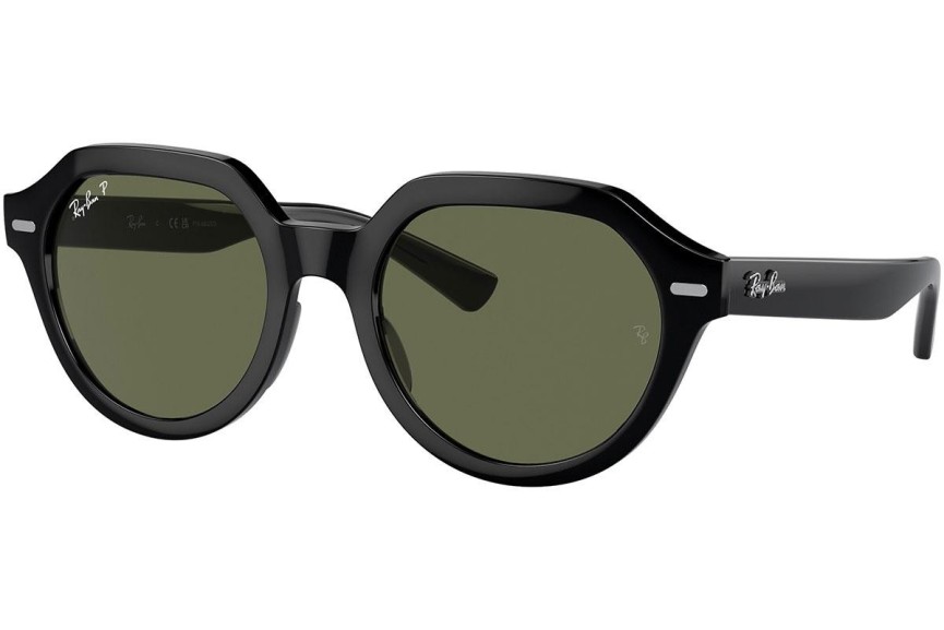 Slnečné okuliare Ray-Ban Gina RB4399 901/58 Polarized Squared Čierne