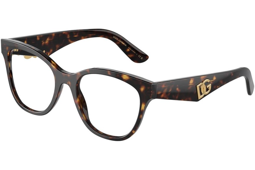 Okuliare Dolce & Gabbana DG3371 502 Okrúhle Havana