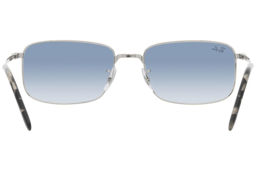 Slnečné okuliare Ray-Ban RB3717 003/3F Obdĺžníkové Strieborné