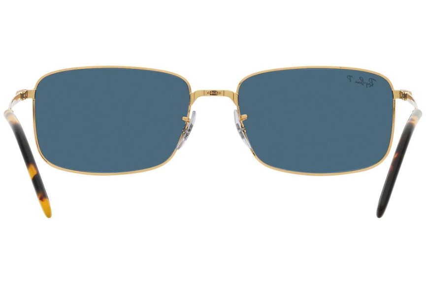 Slnečné okuliare Ray-Ban RB3717 9196S2 Polarized Obdĺžníkové Zlaté