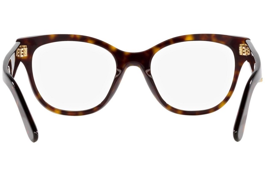 Okuliare Dolce & Gabbana DG3371 502 Okrúhle Havana