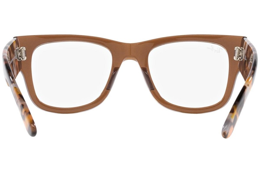 Okuliare Ray-Ban Mega Wayfarer RX0840V 8295 Squared Hnedé