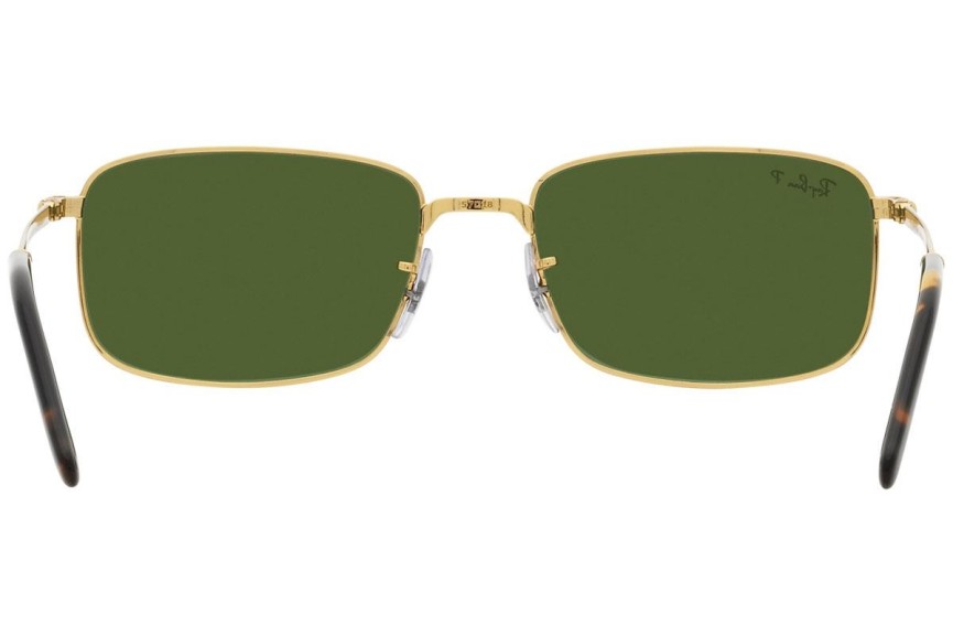 Slnečné okuliare Ray-Ban RB3717 9196P1 Polarized Obdĺžníkové Zlaté