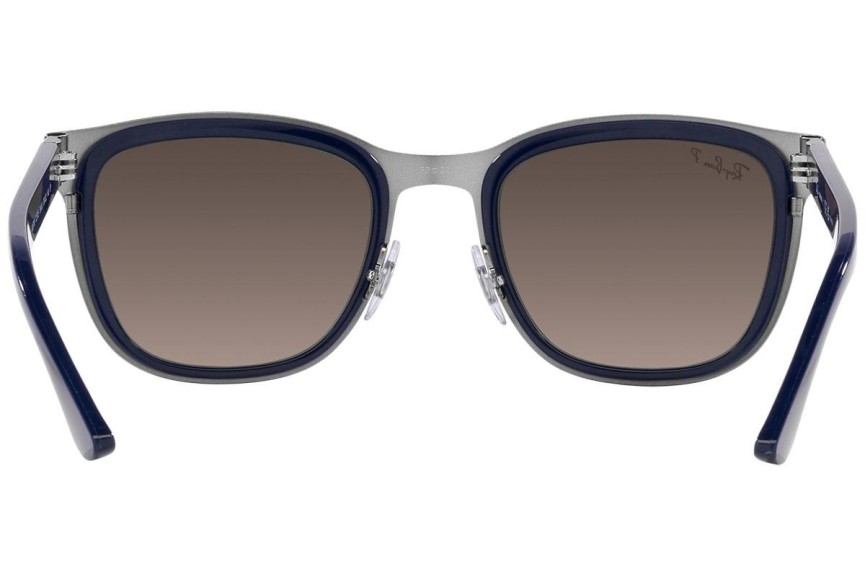 Slnečné okuliare Ray-Ban Clyde RB3709 004/5J Polarized Squared Sivé