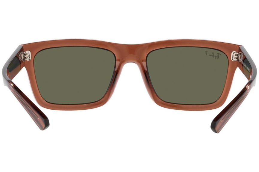 Slnečné okuliare Ray-Ban Warren RB4396 66789A Obdĺžníkové Hnedé