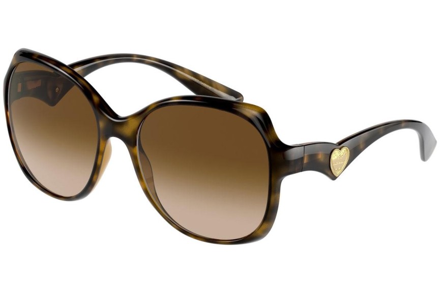 Slnečné okuliare Dolce & Gabbana DG6154 502/13 Cat Eye Havana