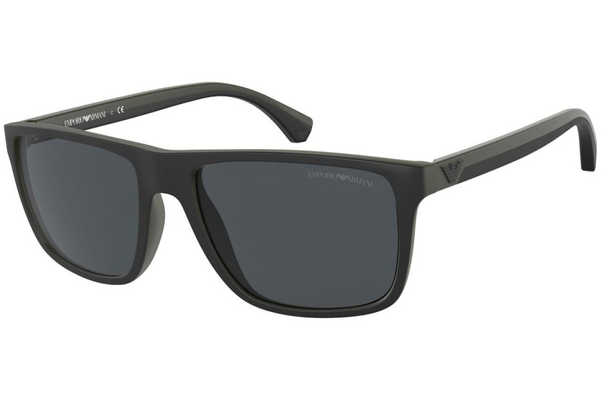 Slnečné okuliare Emporio Armani EA4033 586587 Squared Čierne