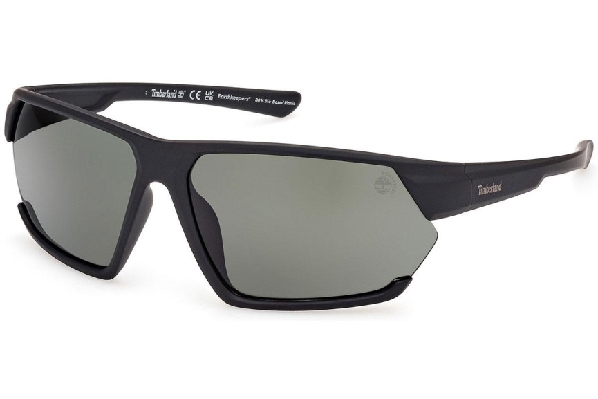 Slnečné okuliare Timberland TB9309 02R Polarized Obdĺžníkové Čierne