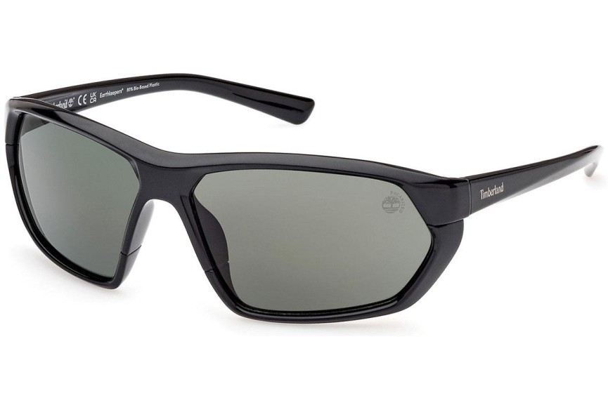 Slnečné okuliare Timberland TB9310 01R Polarized Obdĺžníkové Čierne