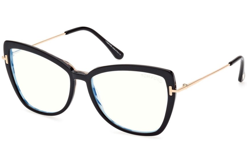 Okuliare Tom Ford FT5882-B 005 Cat Eye Čierne