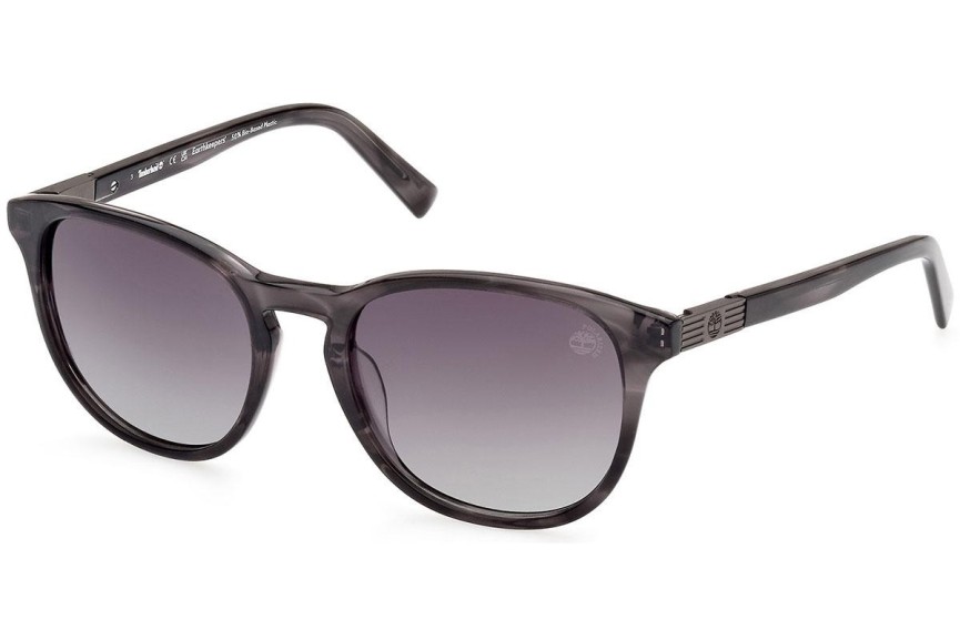 Slnečné okuliare Timberland TB9319 20D Polarized Okrúhle Sivé