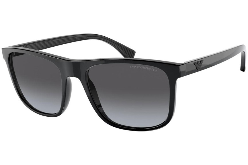 Slnečné okuliare Emporio Armani EA4129 50018G Squared Čierne