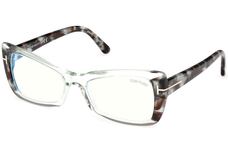 Okuliare Tom Ford FT5879-B 093 Cat Eye Zelené