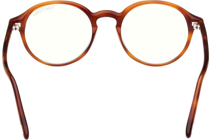 Okuliare Tom Ford FT5867-B 053 Okrúhle Havana