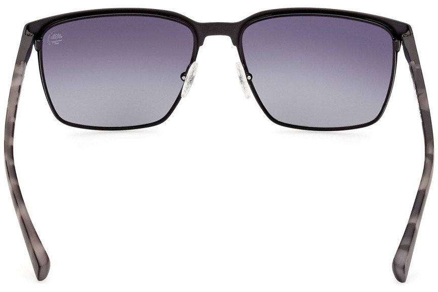 Slnečné okuliare Timberland TB9314 02D Polarized Squared Čierne