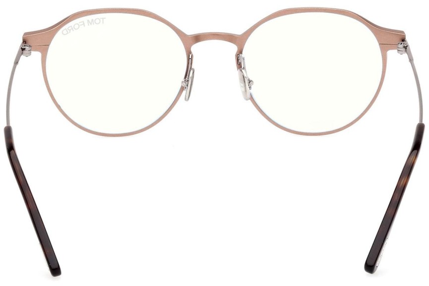 Okuliare Tom Ford FT5866-B 035 Okrúhle Hnedé