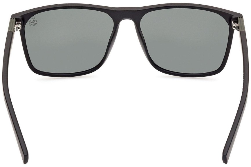 Slnečné okuliare Timberland TB9312 02R Polarized Squared Čierne