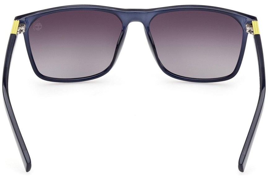 Slnečné okuliare Timberland TB9312 90D Polarized Squared Modré