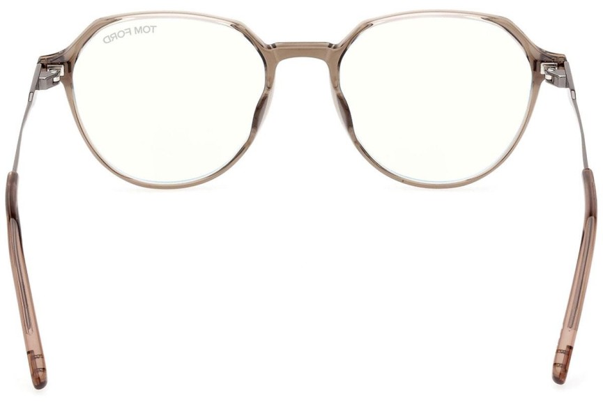 Okuliare Tom Ford FT5875-B 045 Okrúhle Hnedé