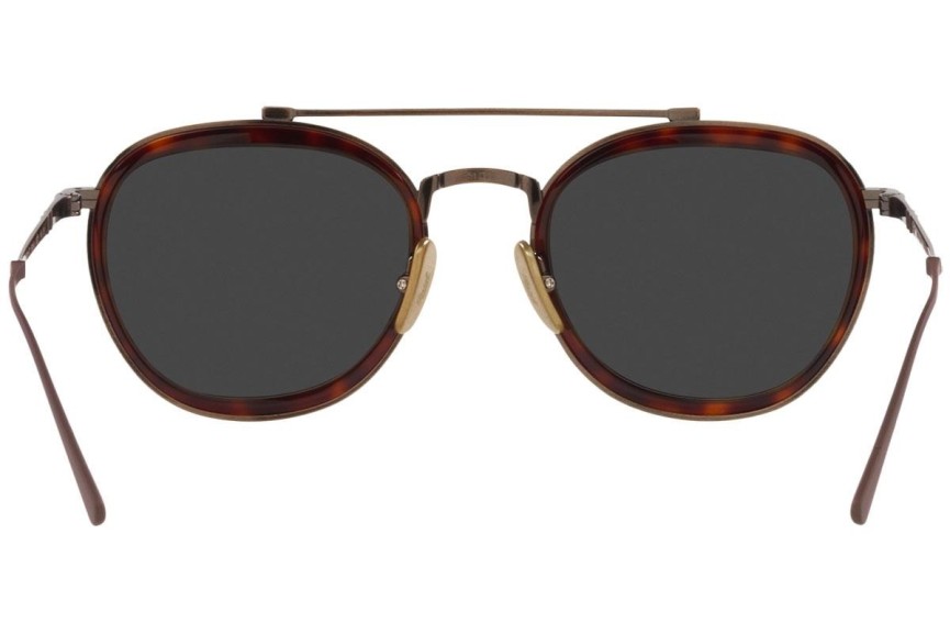 Slnečné okuliare Persol PO5008ST 801648 Polarized Okrúhle Havana