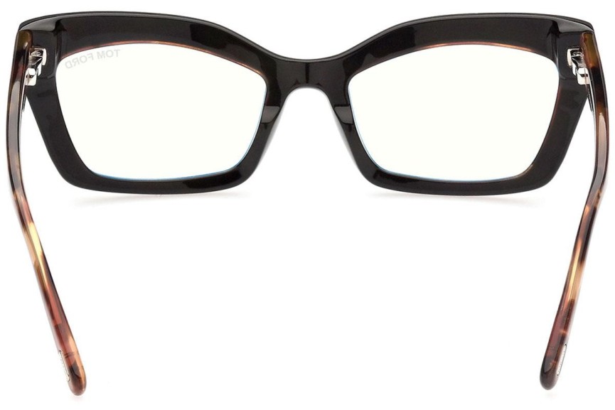 Okuliare Tom Ford FT5766-B 005 Cat Eye Čierne