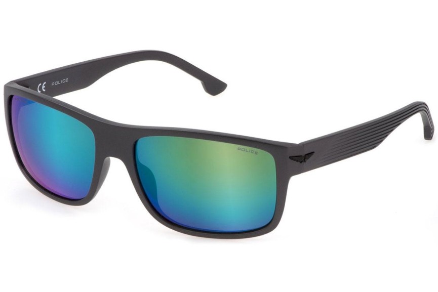 Slnečné okuliare Police Tailwind 4 SPLB39E T17P Polarized Obdĺžníkové Sivé