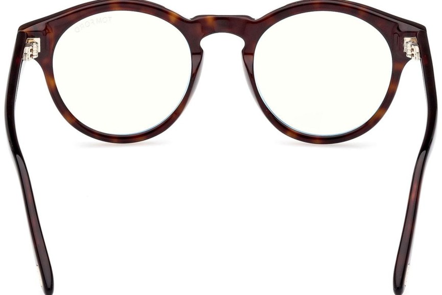 Okuliare Tom Ford FT5887-B 052 Okrúhle Havana