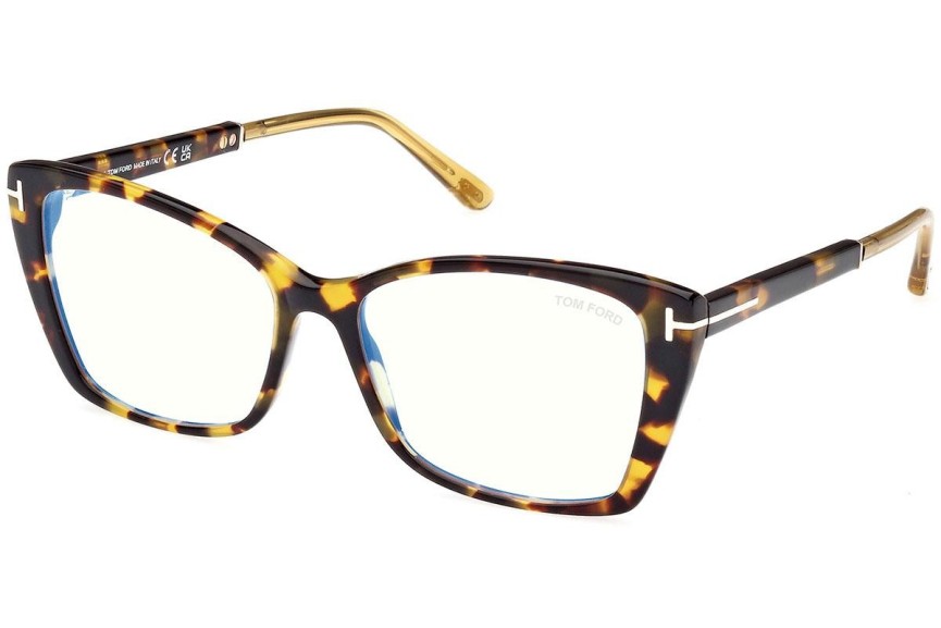 Okuliare Tom Ford FT5893-B 055 Cat Eye Havana