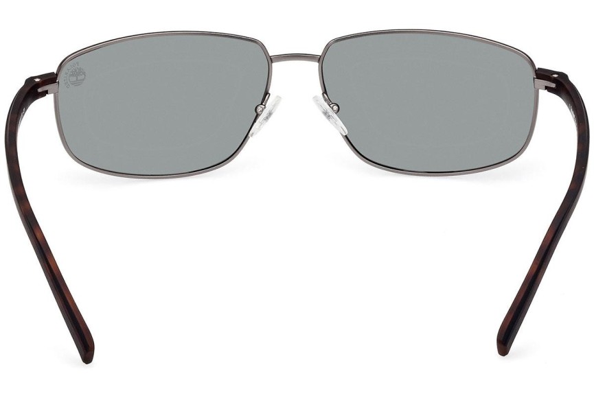 Slnečné okuliare Timberland TB9325 09R Polarized Obdĺžníkové Strieborné