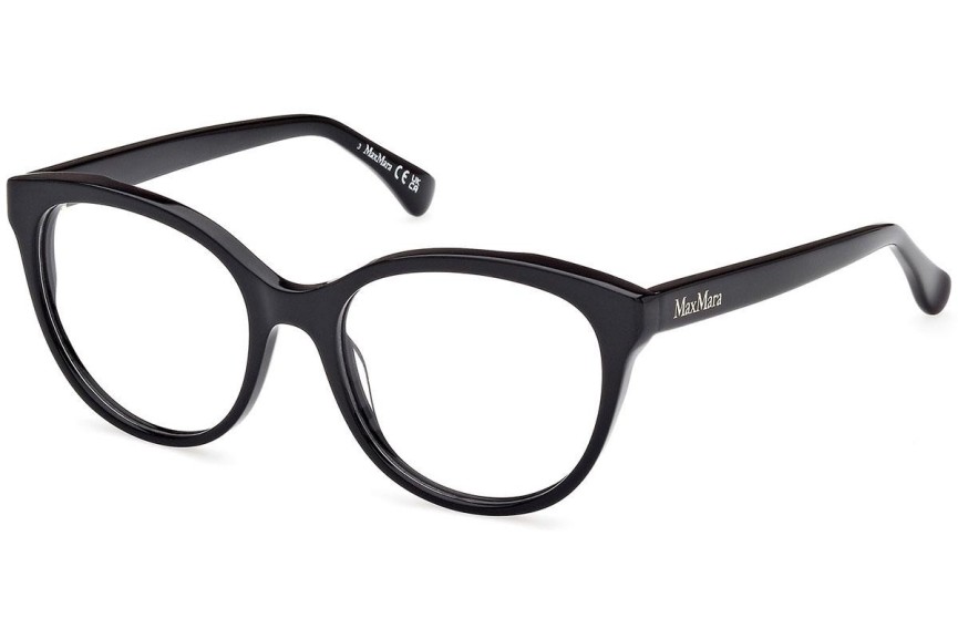 Okuliare Max Mara MM5102 001 Okrúhle Čierne