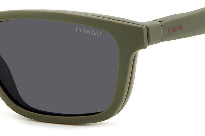 Okuliare Polaroid PLD2147/CS DLD/M9 Polarized Obdĺžníkové Zelené