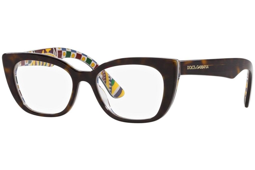 Okuliare Dolce & Gabbana DX3357 3217 Cat Eye Havana