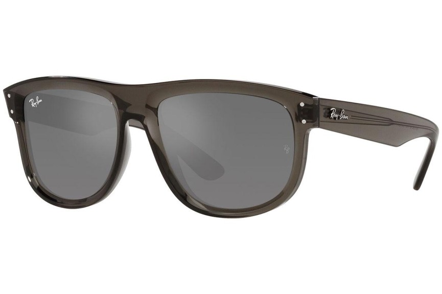 Slnečné okuliare Ray-Ban Boyfriend Reverse RBR0501S 6707GS Squared Sivé