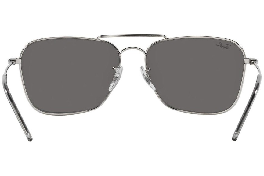 Slnečné okuliare Ray-Ban Caravan Reverse RBR0102S 003/GS Obdĺžníkové Strieborné