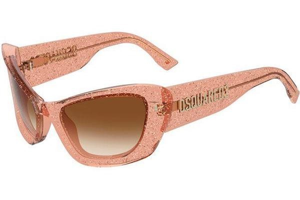 Slnečné okuliare Dsquared2 D20118/S 733/HA Cat Eye Ružové