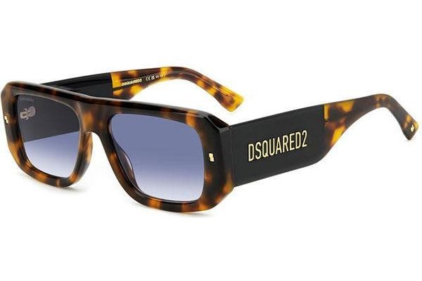 Slnečné okuliare Dsquared2 D20107/S 086/08 Obdĺžníkové Havana