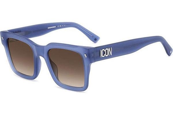 Slnečné okuliare Dsquared2 ICON0010/S FLL/HA Squared Modré