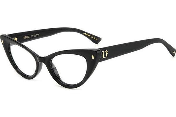 Okuliare Dsquared2 D20116 807 Cat Eye Čierne