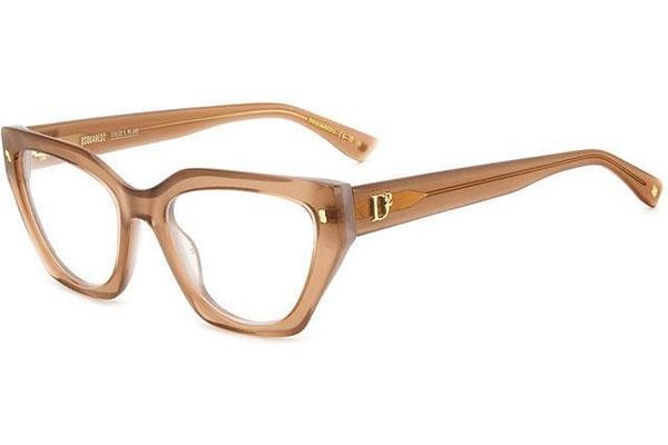 Okuliare Dsquared2 D20117 2LF Cat Eye Hnedé