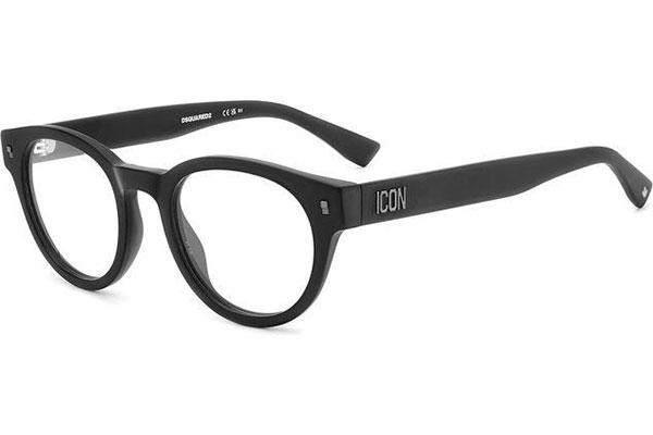 Okuliare Dsquared2 ICON0014 003 Okrúhle Čierne