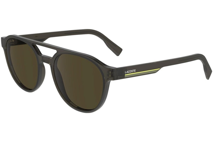 Slnečné okuliare Lacoste L6008S 035 Pilot Sivé